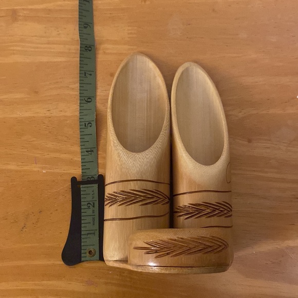 Pencil Holder Wooden Handmade Jamaica  Excellent Condition (items not included) - Picture 8 of 9